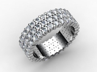 Full Diamond Eternity Ring 2.70cts. in 18ct. White Gold - 12