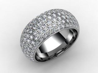 Full Diamond Eternity Ring 2.16cts. in 18ct. White Gold - 12