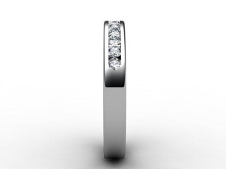Semi-Set Diamond Eternity Ring 0.33cts. in 18ct. White Gold - 6