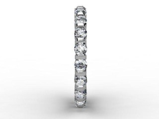 Full Diamond Eternity Ring 1.03cts. in 18ct. White Gold - 6