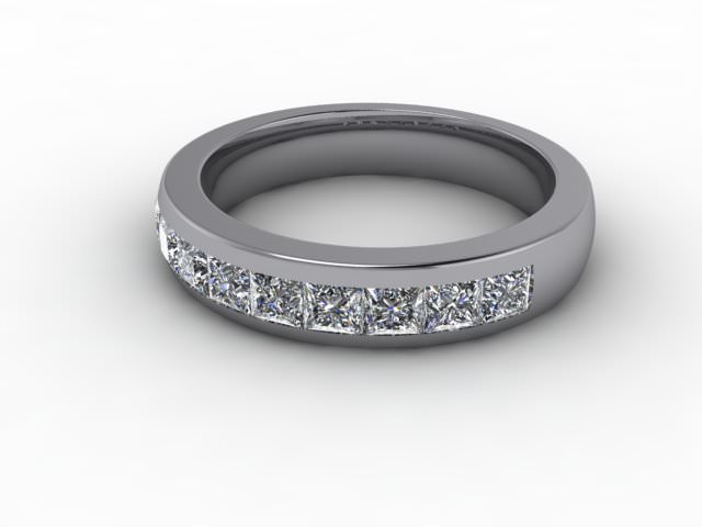 Full Diamond Eternity Ring 1.04cts. in 18ct. White Gold