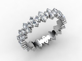 Full Diamond Eternity Ring 1.53cts. in 18ct. White Gold - 12