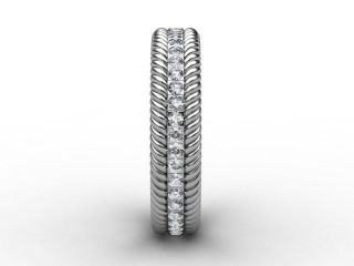 Full Diamond Eternity Ring 0.44cts. in 18ct. White Gold - 6