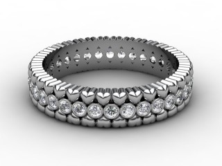 Full Diamond Eternity Ring 0.34cts. in 18ct. White Gold-88-05113
