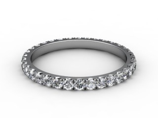 Full Diamond Eternity Ring 0.72cts. in 18ct. White Gold