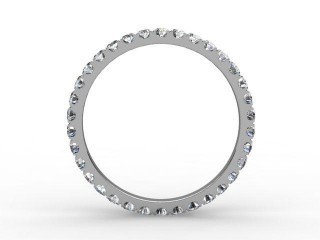 Full Diamond Eternity Ring 0.72cts. in 18ct. White Gold - 3