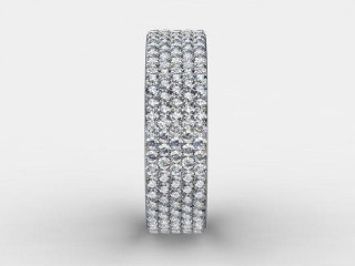 Full Diamond Eternity Ring 1.25cts. in 18ct. White Gold - 6