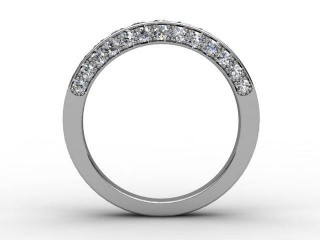 Semi-Set Diamond Eternity Ring 0.75cts. in 18ct. White Gold - 3