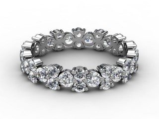 Full Diamond Eternity Ring 1.66cts. in 18ct. White Gold