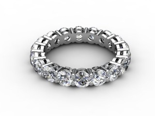 Full Diamond Eternity Ring 2.63cts. in 18ct. White Gold