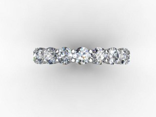 Full Diamond Eternity Ring 2.63cts. in 18ct. White Gold - 9