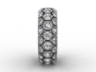 Full Diamond Eternity Ring 2.00cts. in 18ct. White Gold - 6