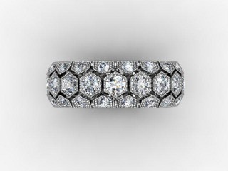 Full Diamond Eternity Ring 2.00cts. in 18ct. White Gold - 9