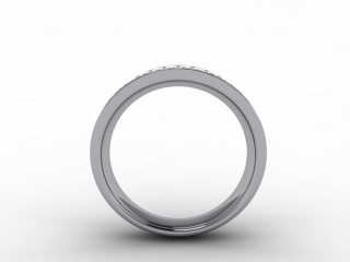 Semi-Set Diamond Eternity Ring 0.82cts. in 18ct. White Gold - 3