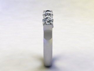 Semi-Set Diamond Eternity Ring 1.20cts. in 18ct. White Gold - 6