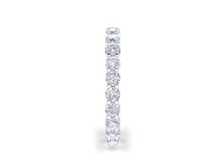 Full Diamond Eternity Ring 1.81cts. in 18ct. White Gold - 6