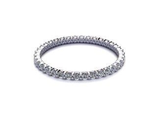 Full Diamond Eternity Ring 1.81cts. in 18ct. White Gold - 12