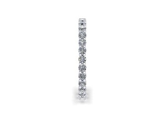 Full Diamond Eternity Ring 0.85cts. in 18ct. White Gold - 6