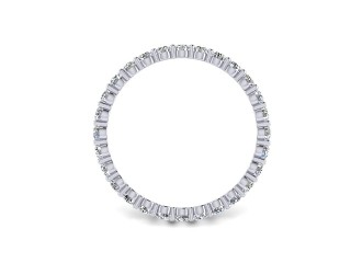 Full Diamond Eternity Ring 0.85cts. in 18ct. White Gold - 9
