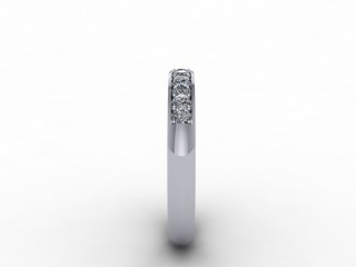 0.26cts. 1/3 Set 18ct White Gold Eternity Ring - 6
