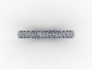0.26cts. 1/3 Set 18ct White Gold Eternity Ring - 9