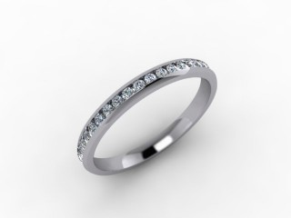 0.44cts. Full 18ct White Gold Eternity Ring - 12