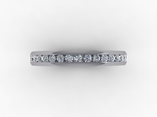 0.50cts. Full 18ct White Gold Eternity Ring - 9