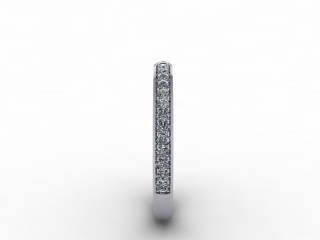 0.30cts. 3/4 Set 18ct White Gold Eternity Ring - 6