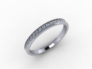 0.39cts. Full 18ct White Gold Eternity Ring - 12