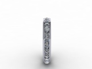1.12cts. Full 18ct White Gold Eternity Ring - 6