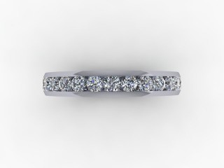 1.12cts. Full 18ct White Gold Eternity Ring - 9