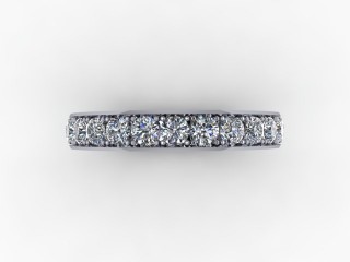 1.12cts. Full 18ct White Gold Eternity Ring - 9