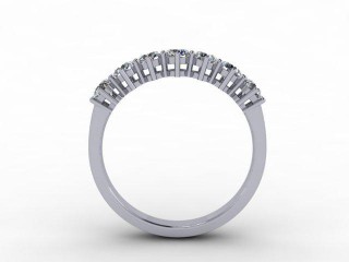 Semi-Set Diamond Eternity Ring 0.75cts. in 18ct. White Gold - 3