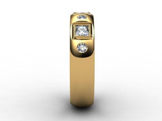 Semi-Set Diamond Eternity Ring 0.45cts. in 18ct. Yellow Gold - 6