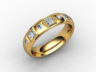 Semi-Set Diamond Eternity Ring 0.45cts. in 18ct. Yellow Gold - 12