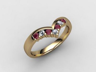 Ruby and Diamond 0.26cts. in 18ct. Yellow Gold - 12