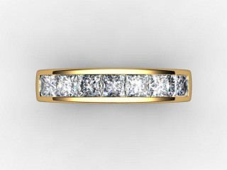 Semi-Set Diamond Eternity Ring 1.40cts. in 18ct. Yellow Gold - 9