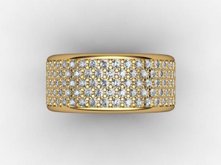 Full Diamond Eternity Ring 1.20cts. in 18ct. Yellow Gold - 9