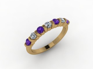 Amethyst and Diamond 0.70cts. in 18ct. Yellow Gold - 12