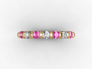 Pink Sapphire and Diamond 0.88cts. in 18ct. Yellow Gold - 9
