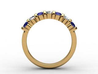 Blue Sapphire and Diamond 0.88cts. in 18ct. Yellow Gold - 3