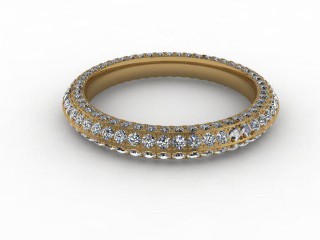 Full Diamond Eternity Ring 1.30cts. in 18ct. Yellow Gold