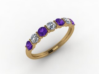 Amethyst and Diamond 0.60cts. in 18ct. Yellow Gold - 12