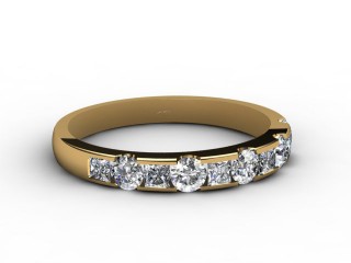 Semi-Set Diamond Eternity Ring 0.78cts. in 18ct. Yellow Gold