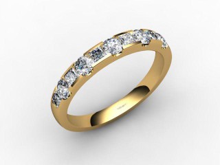 Semi-Set Diamond Eternity Ring 0.78cts. in 18ct. Yellow Gold - 12