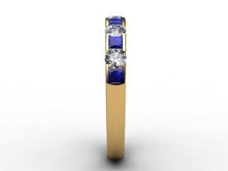 Blue Sapphire and Diamond 0.84cts. in 18ct. Yellow Gold - 6