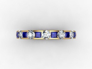 Blue Sapphire and Diamond 0.84cts. in 18ct. Yellow Gold - 9