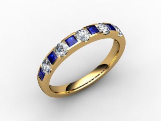 Blue Sapphire and Diamond 0.84cts. in 18ct. Yellow Gold - 12