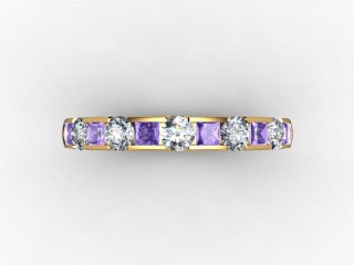 Tanzanite and Diamond 0.76cts. in 18ct. Yellow Gold - 9
