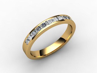 Semi-Set Diamond Eternity Ring 0.65cts. in 18ct. Yellow Gold - 12